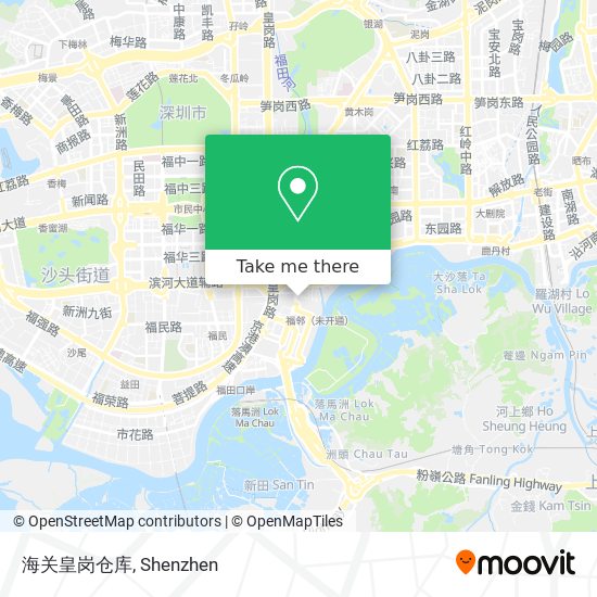 海关皇岗仓库 map