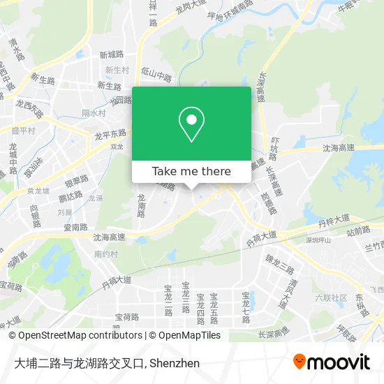 大埔二路与龙湖路交叉口 map