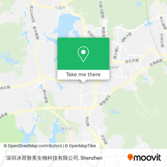 深圳冰荷肤美生物科技有限公司 map