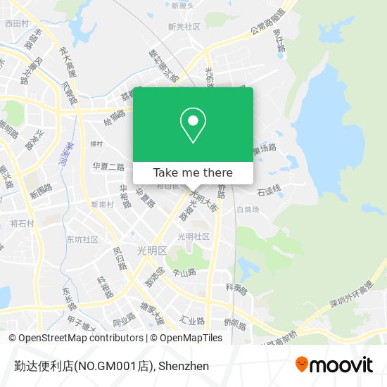勤达便利店(NO.GM001店) map