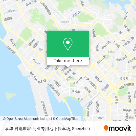 泰华·君逸世家-商业专用地下停车场 map
