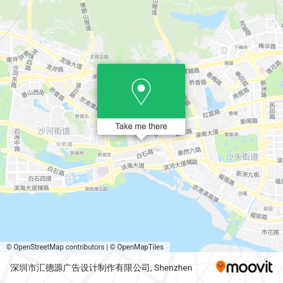 深圳市汇德源广告设计制作有限公司 map