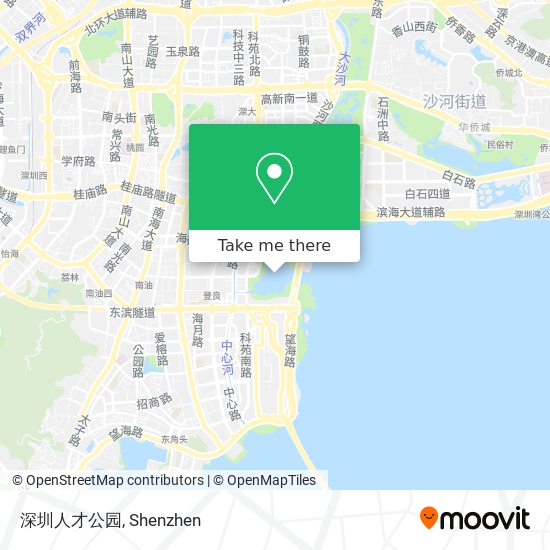 深圳人才公园 map