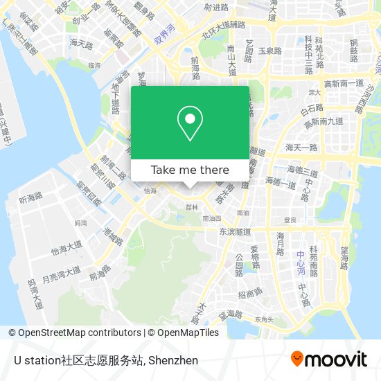 U station社区志愿服务站 map