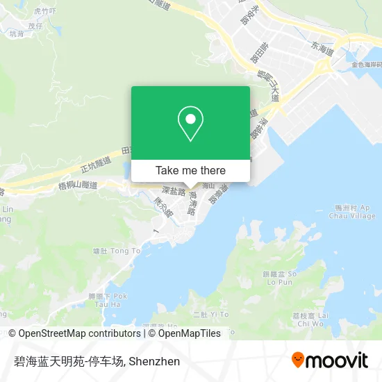 碧海蓝天明苑-停车场 map