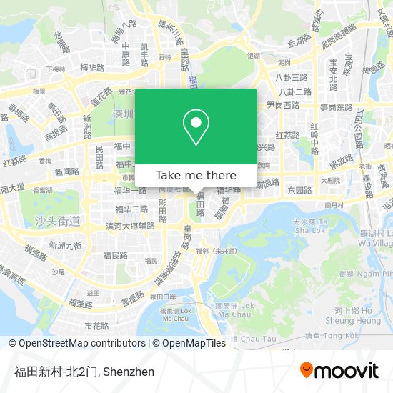 福田新村-北2门 map