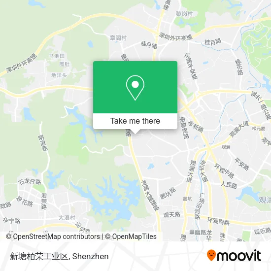 新塘柏荣工业区 map