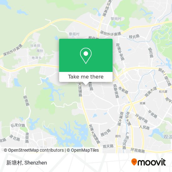 新塘村 map