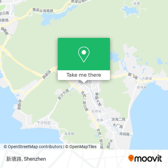 新塘路 map