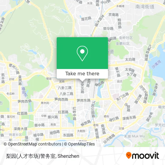 梨园(人才市场)警务室 map