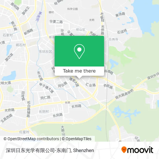 深圳日东光学有限公司-东南门 map
