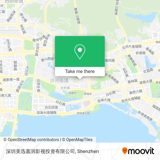 深圳美迅嘉润影视投资有限公司 map