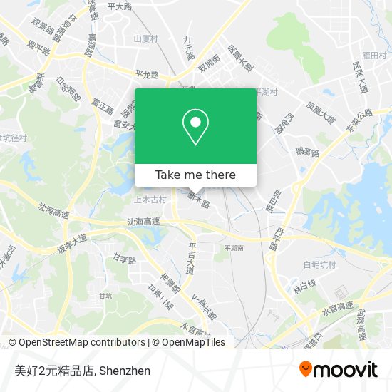 美好2元精品店 map