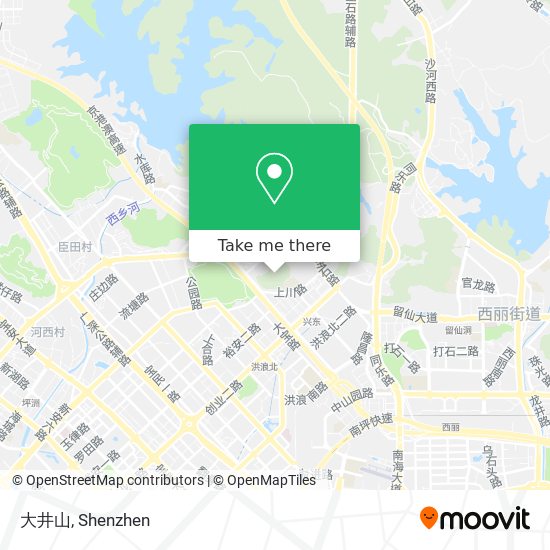大井山 map