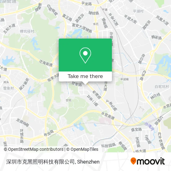 深圳市克黑照明科技有限公司 map