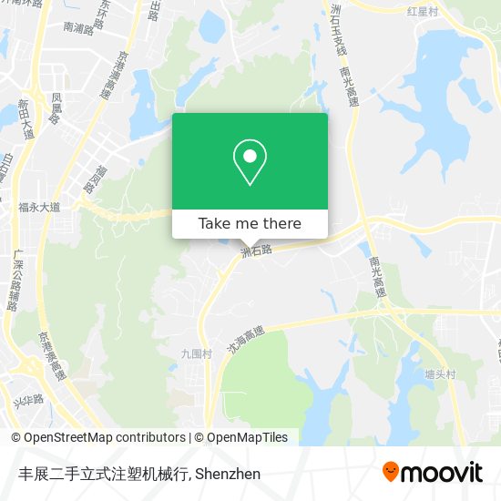 丰展二手立式注塑机械行 map