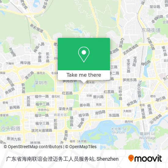 广东省海南联谊会澄迈务工人员服务站 map