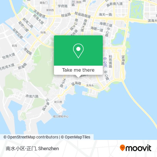 南水小区-正门 map
