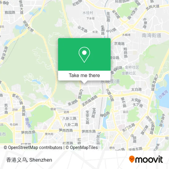 香港义乌 map