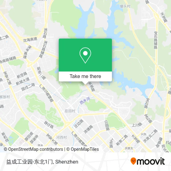 益成工业园-东北1门 map