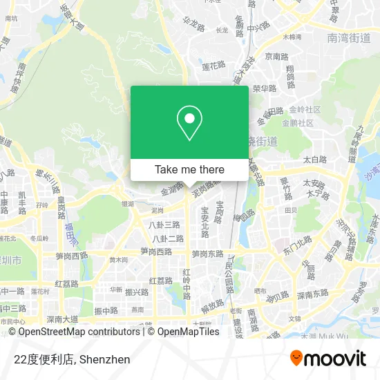 22度便利店 map
