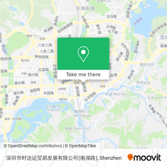 深圳市时达运贸易发展有限公司(南湖路) map