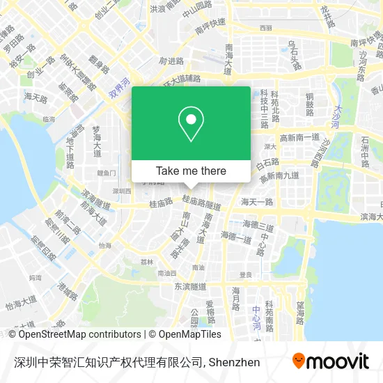 深圳中荣智汇知识产权代理有限公司 map