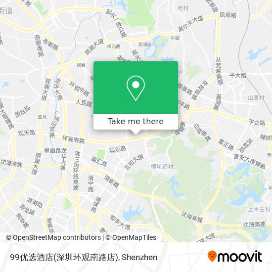 99优选酒店(深圳环观南路店) map