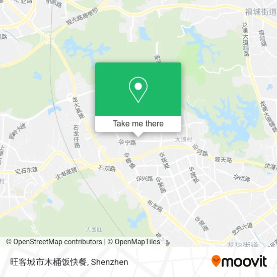 旺客城市木桶饭快餐 map
