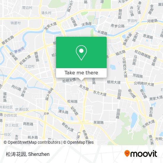 松涛花园 map