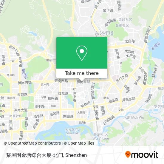 蔡屋围金塘综合大厦-北门 map