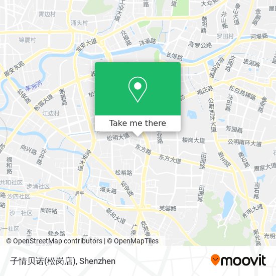 子情贝诺(松岗店) map