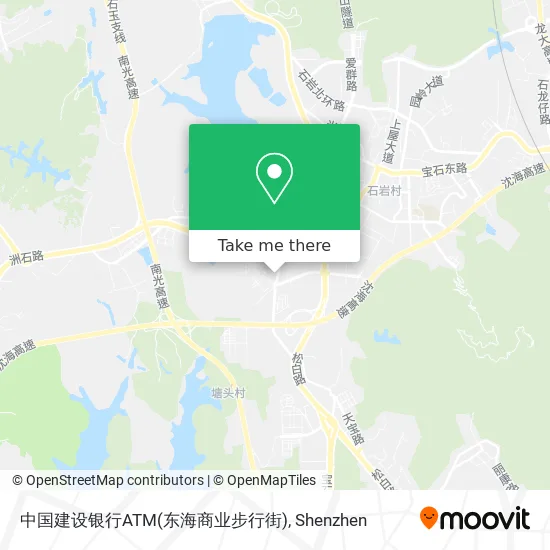 中国建设银行ATM(东海商业步行街) map