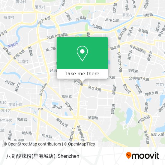 八哥酸辣粉(星港城店) map