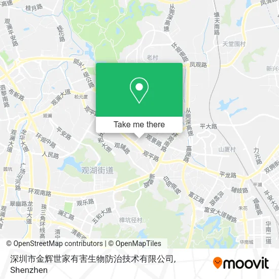 深圳市金辉世家有害生物防治技术有限公司 map