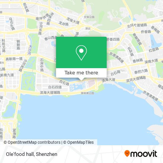 Ole'food hall map
