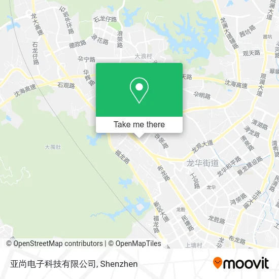 亚尚电子科技有限公司 map