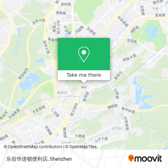 乐佰华连锁便利店 map