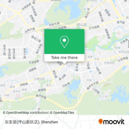 乐安居(坪山新区店) map