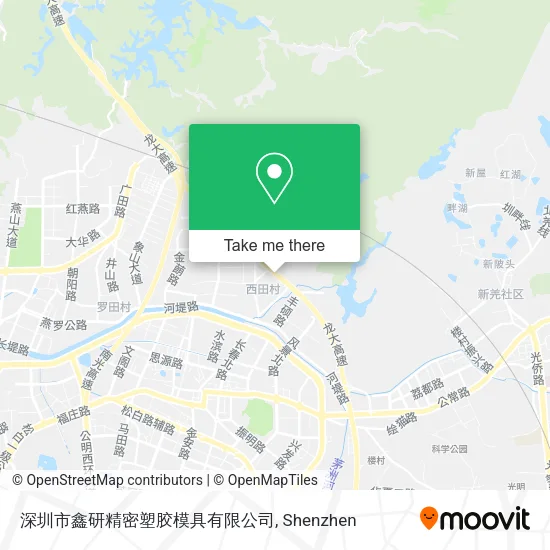 深圳市鑫研精密塑胶模具有限公司 map