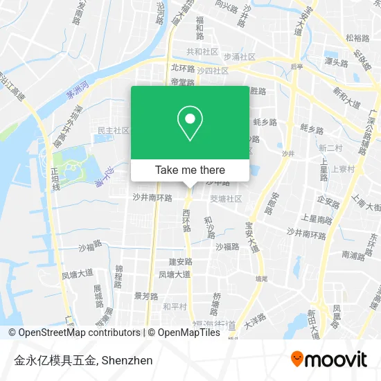 金永亿模具五金 map