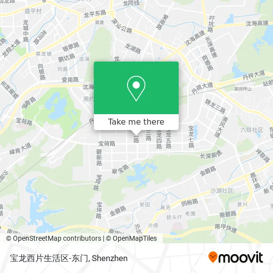 宝龙西片生活区-东门 map