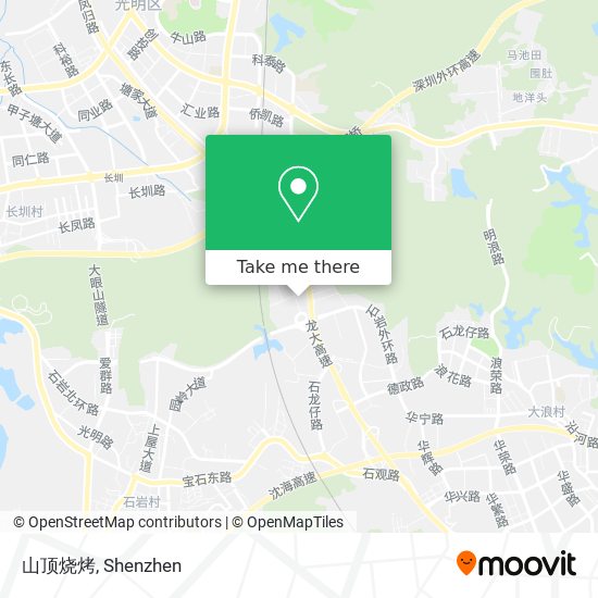 山顶烧烤 map