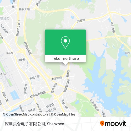 深圳集合电子有限公司 map