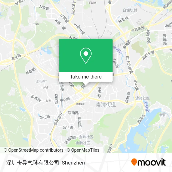 深圳奇异气球有限公司 map