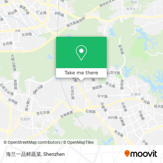 海兰一品鲜蔬菜 map