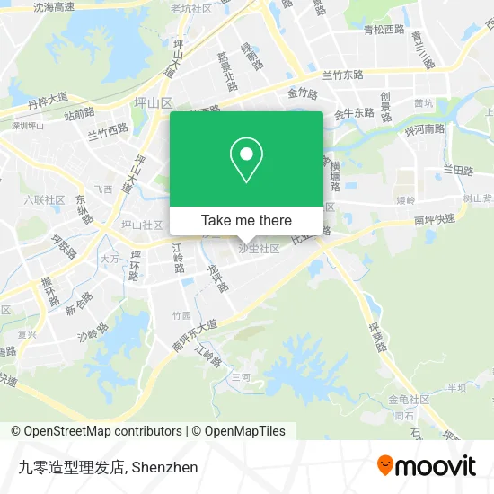 九零造型理发店 map