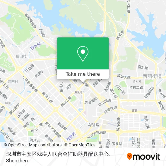 深圳市宝安区残疾人联合会辅助器具配送中心 map