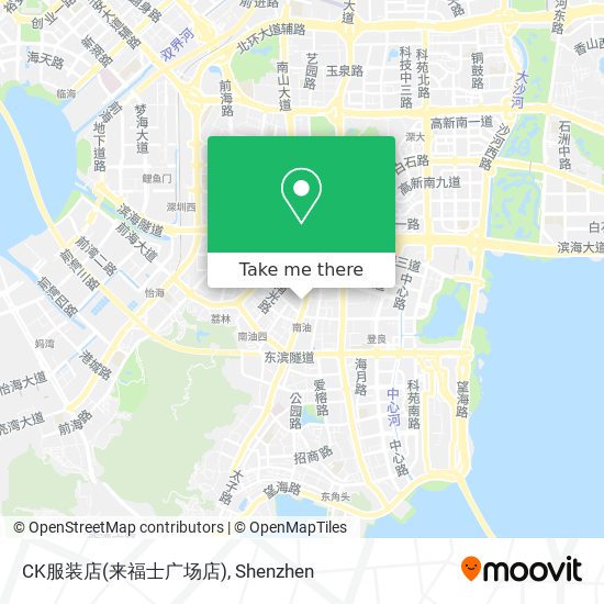 CK服装店(来福士广场店) map
