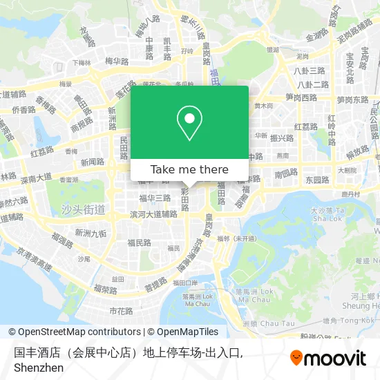国丰酒店（会展中心店）地上停车场-出入口 map